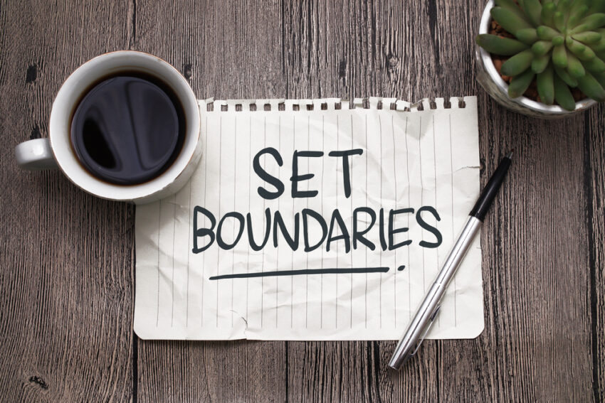 make boundaries find peace